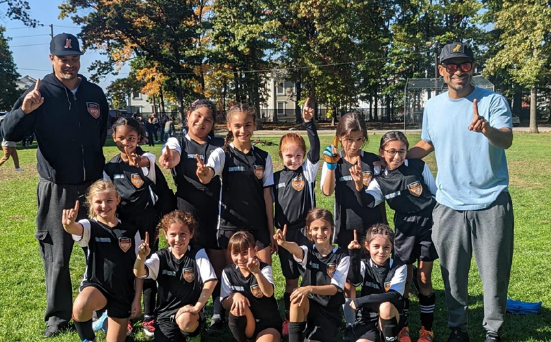 D5/U10 Girls SBSL Champions (Fall 2022)